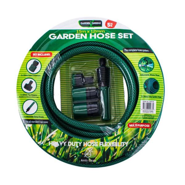 5 Pack Green Hose Set
