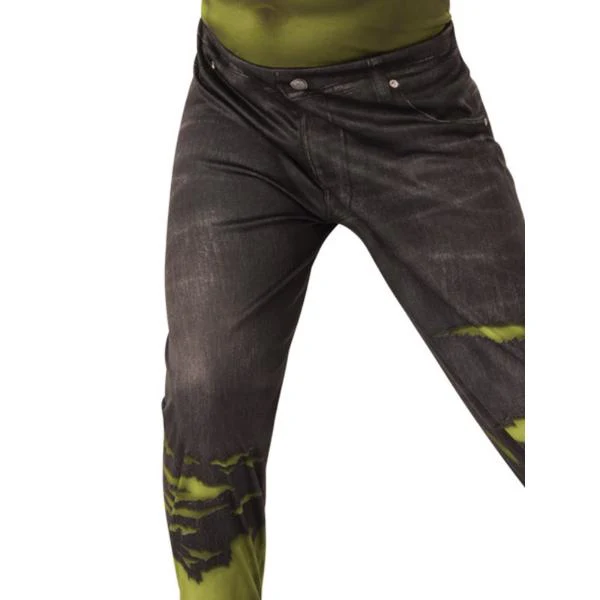 Classic Hulk Kids Costume - 9 - 10 Years - Image 3