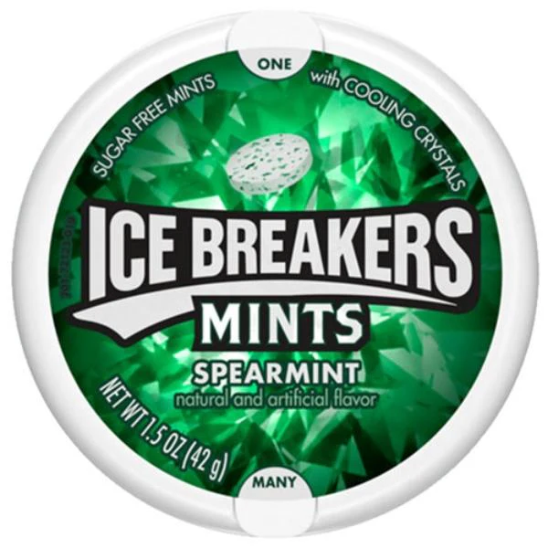 Ice Breaker Spearmint Mints - 42g