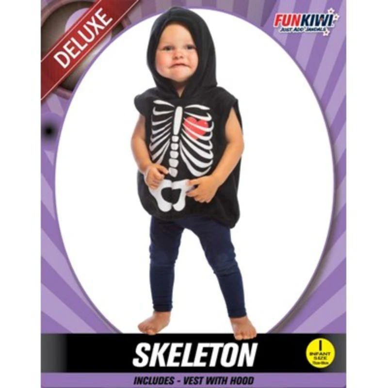 Infant Deluxe Skeleton Costume