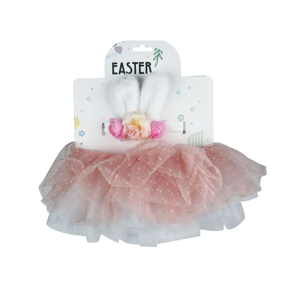 INFANT TUTU & HEADBAND DUSTY PINK, LAVENDER