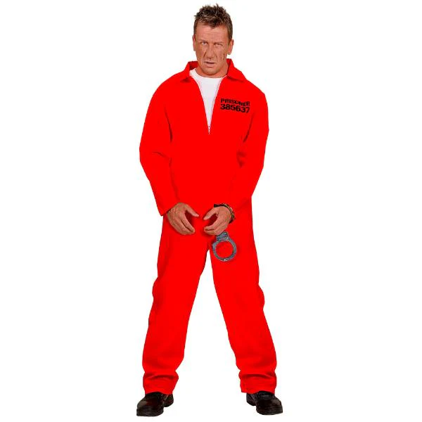 Inmate Overalls With Handcuffs - XX Large