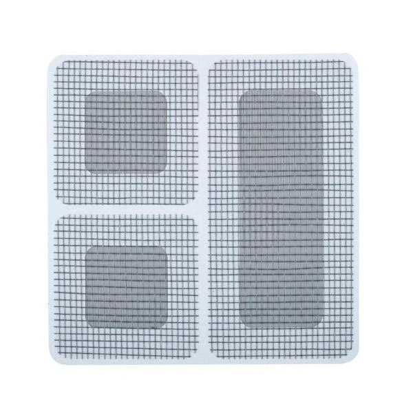 6 Pack Black Insect Screen Adhesive Repair Sheets - Image 2