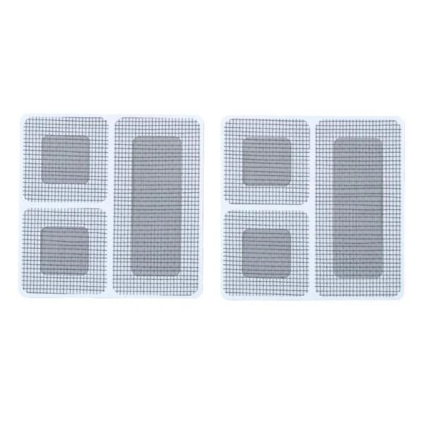 6 Pack Black Insect Screen Adhesive Repair Sheets - Image 4