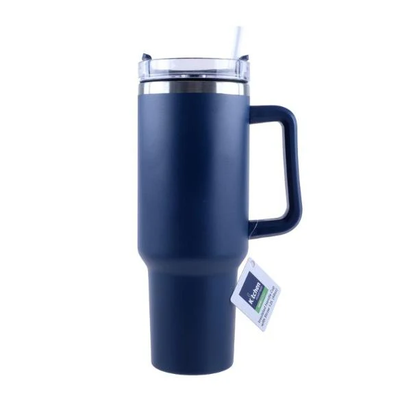 Insulated Handle Cup With Straw - 1.2L - Image 2