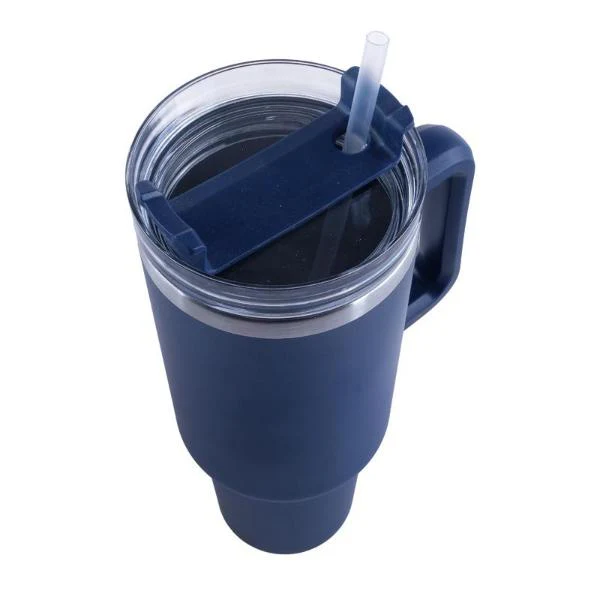 Insulated Handle Cup With Straw - 1.2L - Image 3