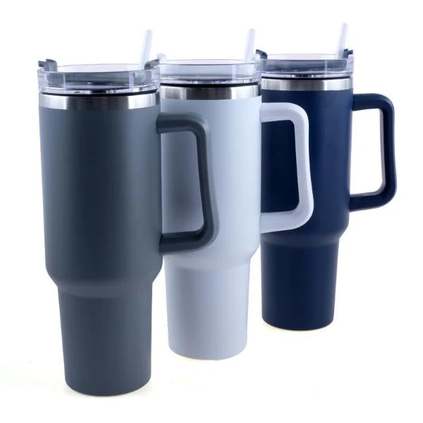 Insulated Handle Cup With Straw - 1.2L - Image 4