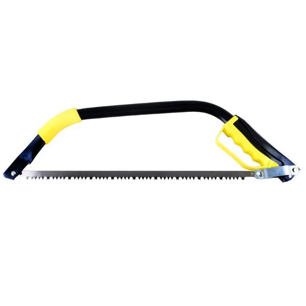 Black & Yellow Iron Bowsaw With Knuckle Guard - 53cm - Image 4