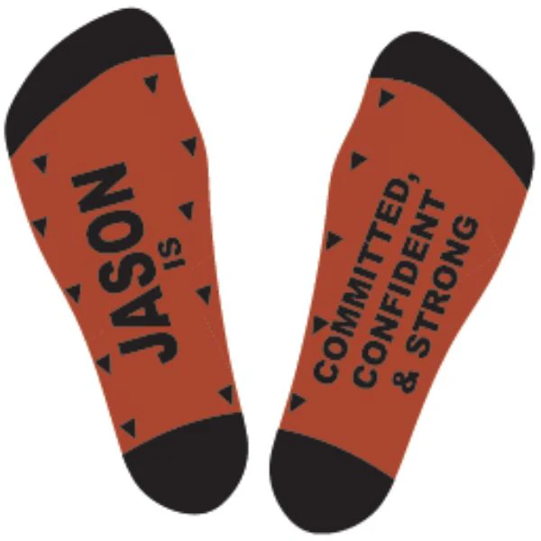 Black & Red Jason Bamboo Socks