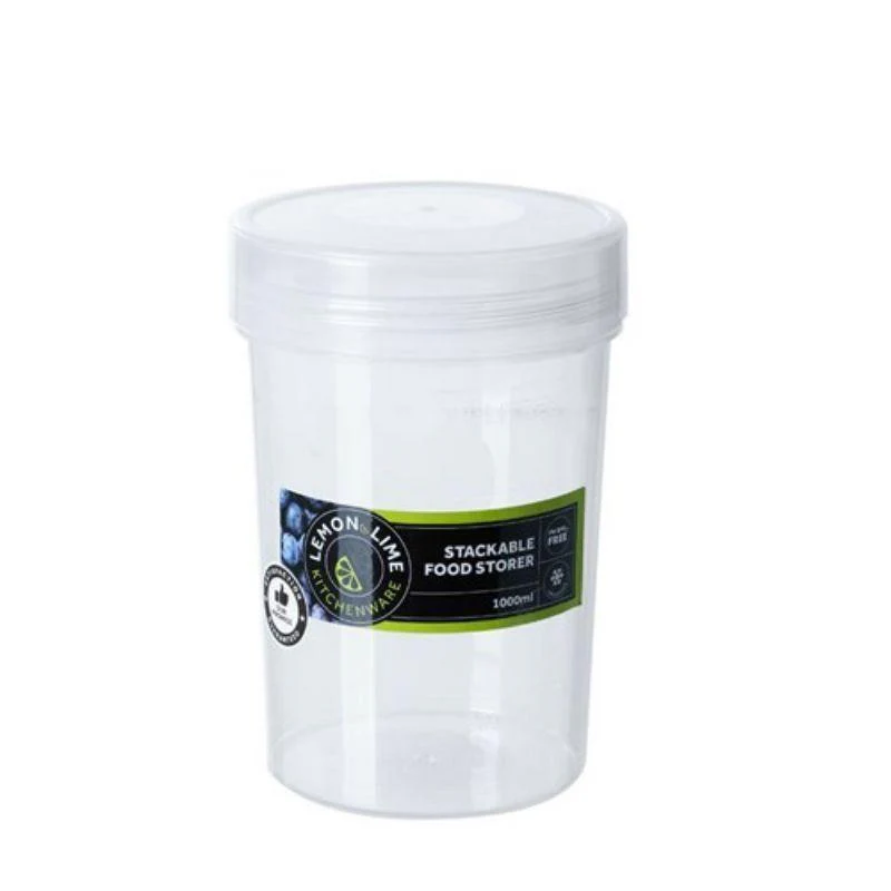 Keep Fresh Stackable Food Storer - 1L - 11cm x 11cm x 16cm