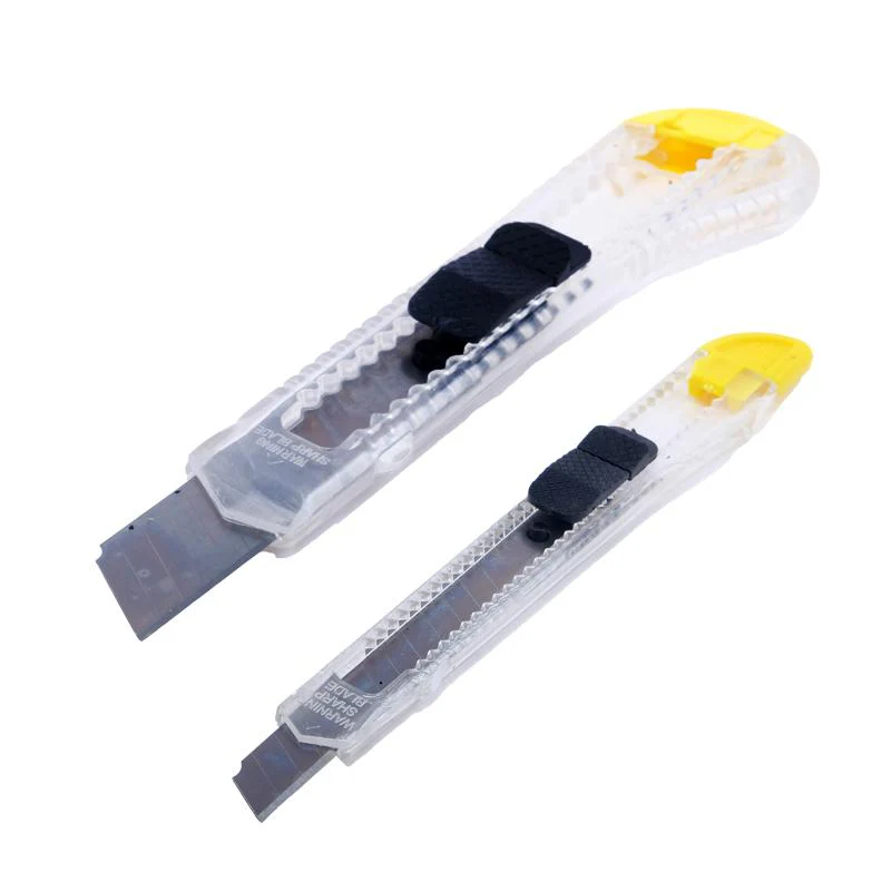 6 Pack Clear Classic Utility Knife - 1cm x 2cm - Image 2