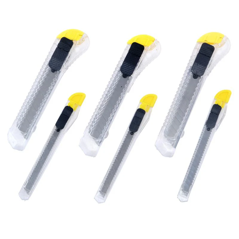 6 Pack Clear Classic Utility Knife - 1cm x 2cm - Image 4