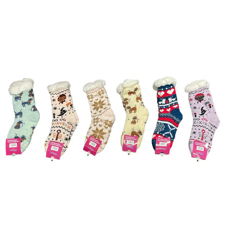 Women Sherpa Socks - One Size Fits Most - Image 2