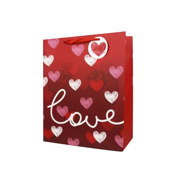 Large Love Gift Bag - 26cm x 32cm x 12cm