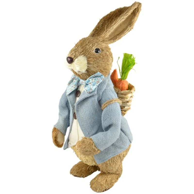 Straw Peter Rabbit with Backpack - 23cm x 54cm