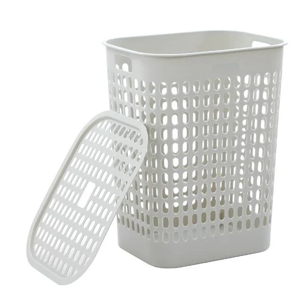 Boxsweden Large Laundry Lidded Basket - 58L - Image 2