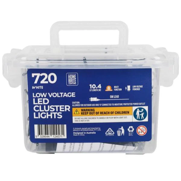 720 Pack White Led Cluster Light - 10.4m - Image 2