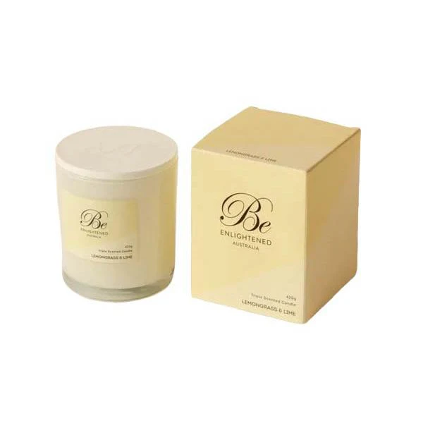 Lemongrass And Lime Triple Scented Candle - 420g