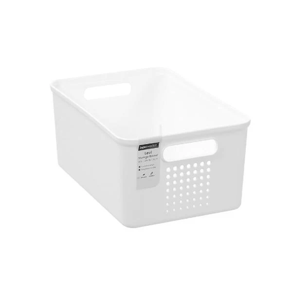 Boxsweden White Levi Storage Basket - 4.5L