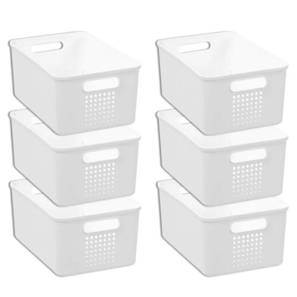 Boxsweden White Levi Storage Basket - 4.5L - Image 2