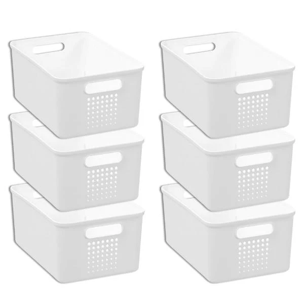 Boxsweden White Levi Storage Basket - 4.5L - Image 5