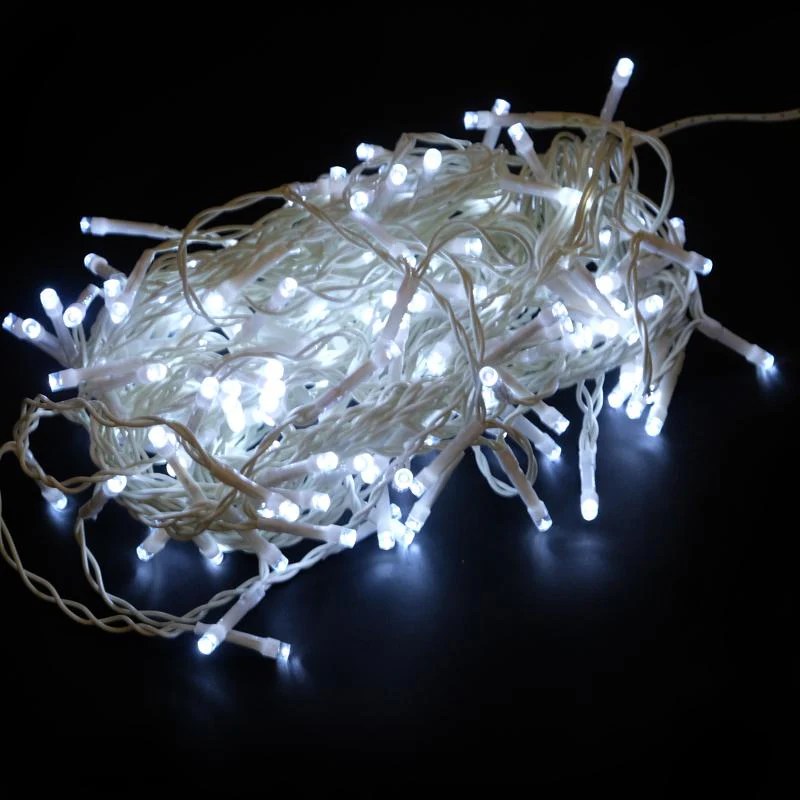 Cool White Led Icicle Shape Solar Light - 730cm - Image 4