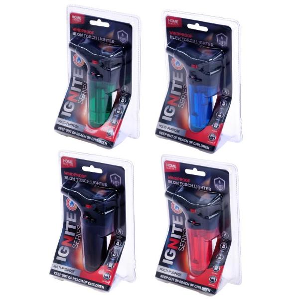 Transparent Refillable Gas Blow Lighter Torch - Image 3