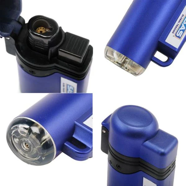 Mini Jet Flame Windproof Refillable Turbo Gas Lighter - Image 2