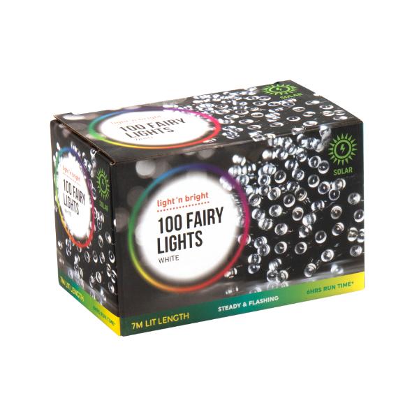100 White Fairy Lights - 700cm
