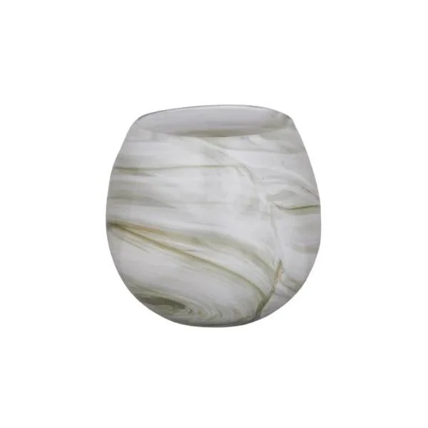 Green Linello 5% Glass Candle - 11cm x 11cm