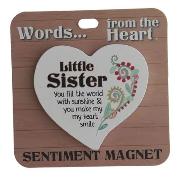 Little Sister Sentiment Magnet