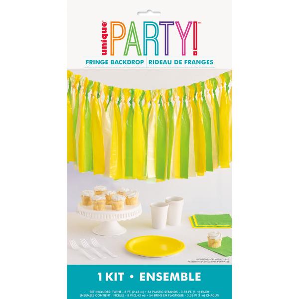 Citrus Fringe Backdrop Kit