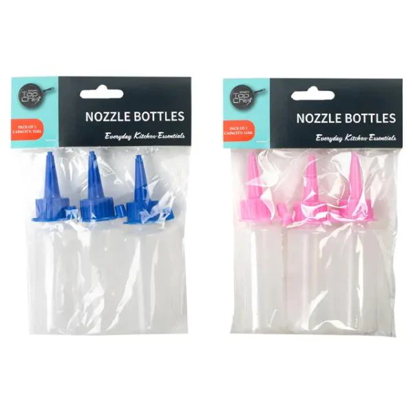 3 Pack Long Nozzle Bottles