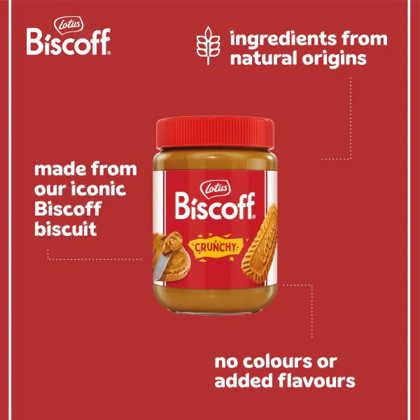 Lotus Biscoff Spread Crunchy - 380g - Image 2