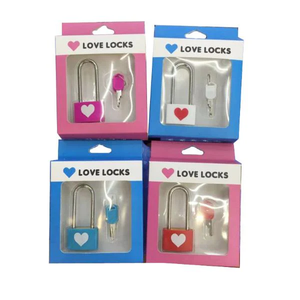 LOVE LOCKS 7.4CM 4COLS