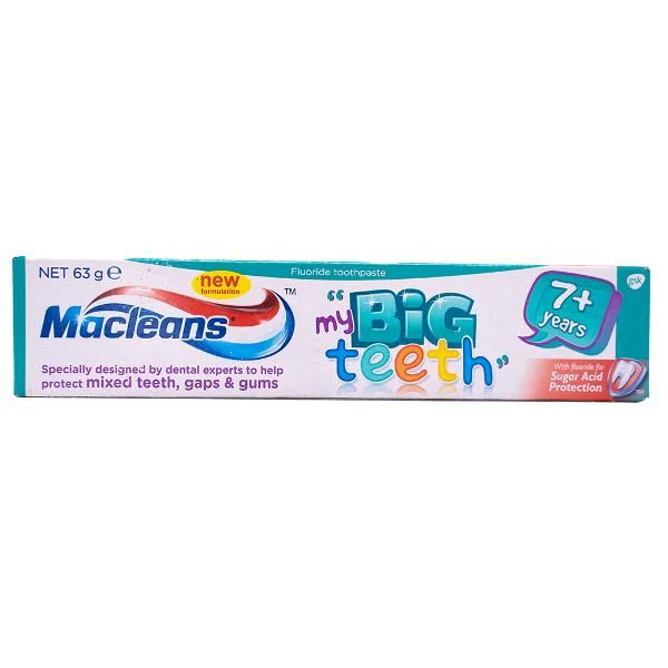 Macleans My Big Teeth Toothpaste - 7+ - Image 2