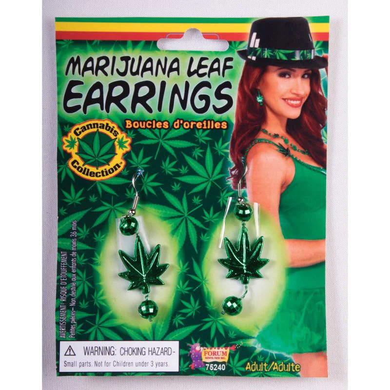 Marijuana Leaf Earrings