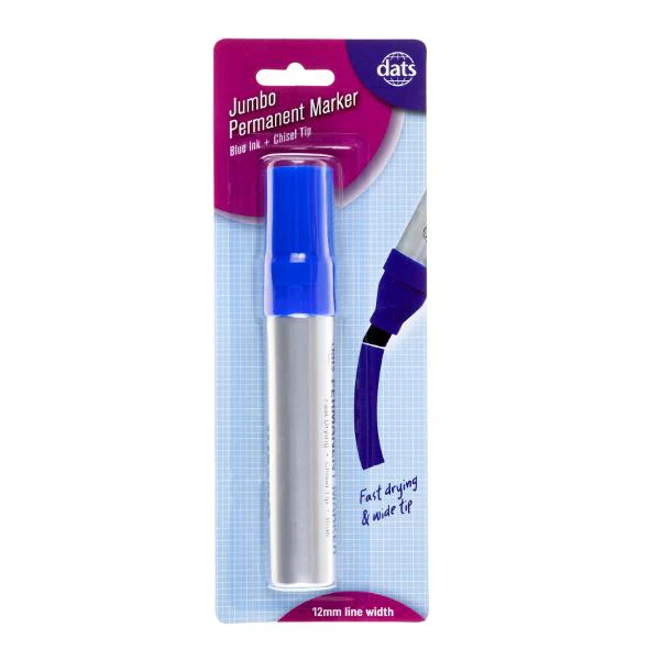 Blue Jumbo Permanent Marker