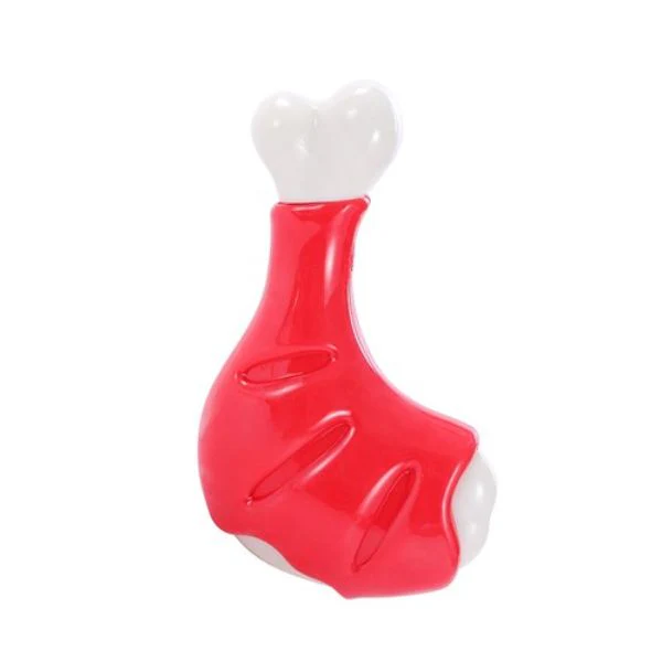 Meat Lovers Flavoured Drumstick Chew Toy - 12cm x 7cm x 4cm - Image 3