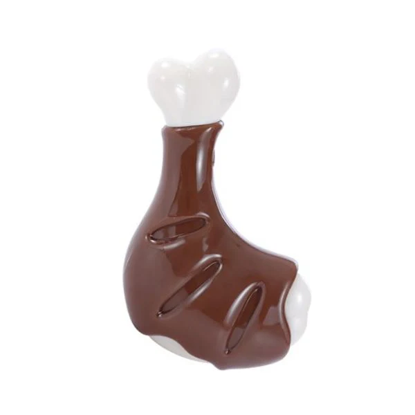 Meat Lovers Flavoured Drumstick Chew Toy - 12cm x 7cm x 4cm - Image 4