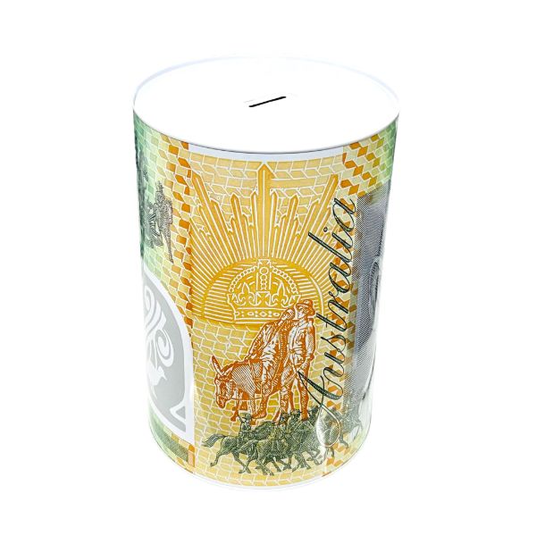 Medium Australia Dollar Money Tin - 12cm x 16cm - Image 2