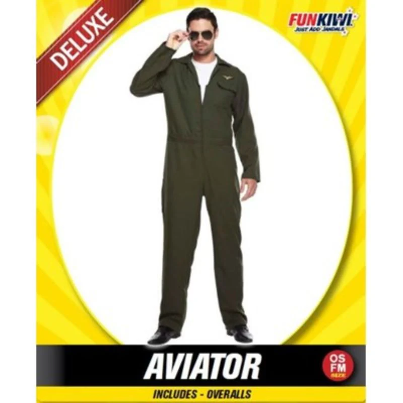 Mens Deluxe Aviator Costume