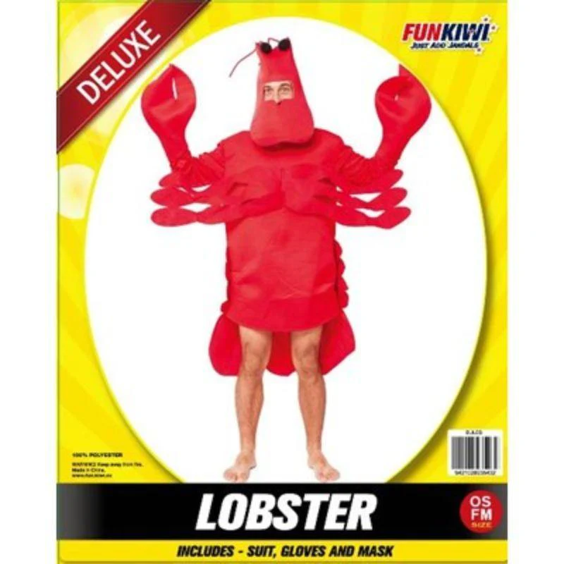 Mens Deluxe Lobster Costume