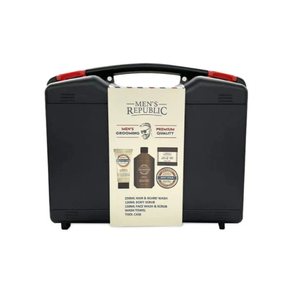 5 Pack Mens Republic Grooming Kit With Tool Case - 25cm x 7cm x 21.5cm - Image 3