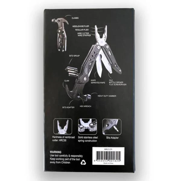 Mens Republic Multi Tool Hammer & Pilers Combo - 15.5cm - Image 5