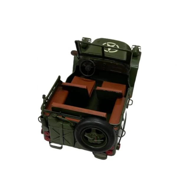 Metal Jeep Car - 31cm x 14cm x 15cm - Image 2