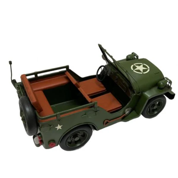 Metal Jeep Car - 31cm x 14cm x 15cm - Image 3