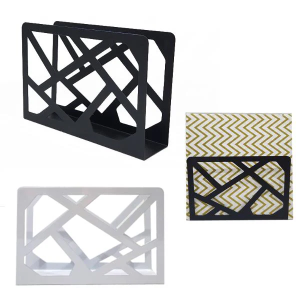 Metal Napkin Holder - 15cm x 4cm x 10cm
