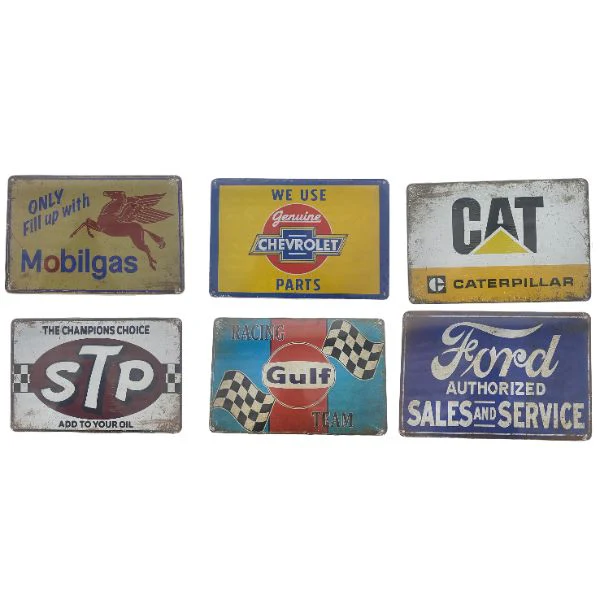 Metal Plate Assorted Designs - 20cm x 30cm - Image 4