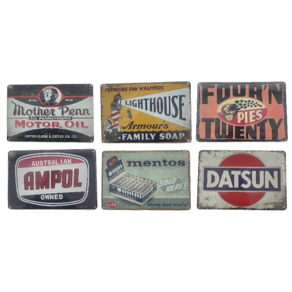 Metal Plate Assorted Designs - 20cm x 30cm - Image 5